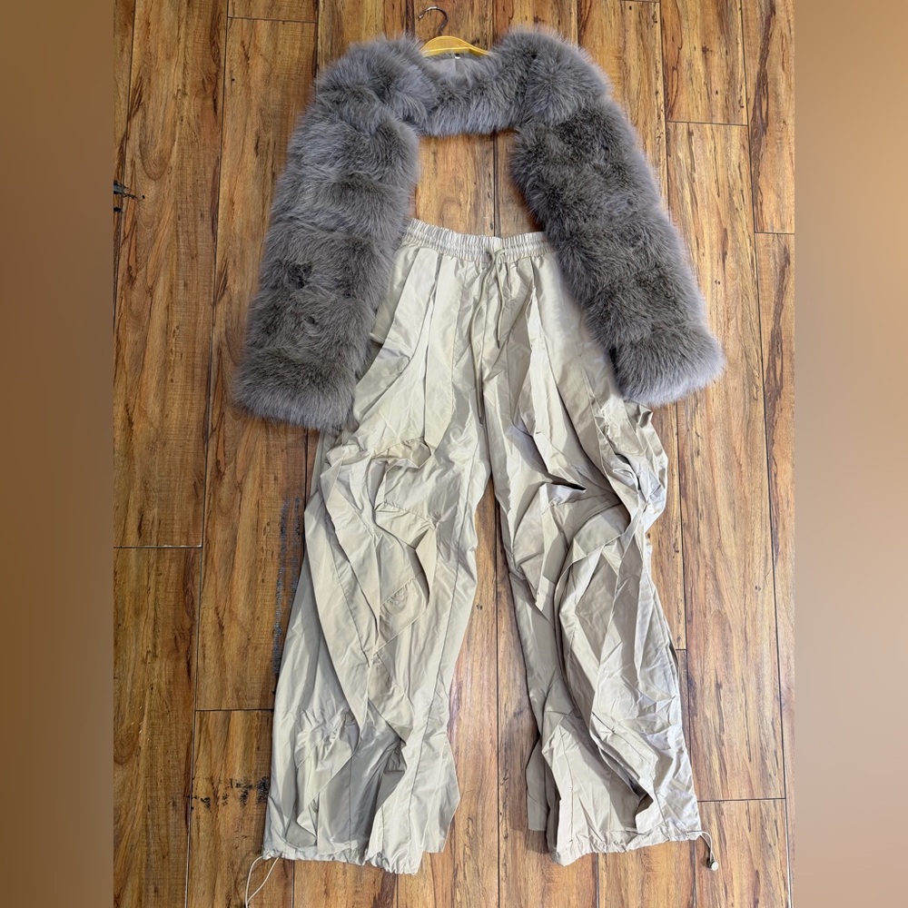 Faux Fur Bolero Puffer Fur - Picture 3 of 16